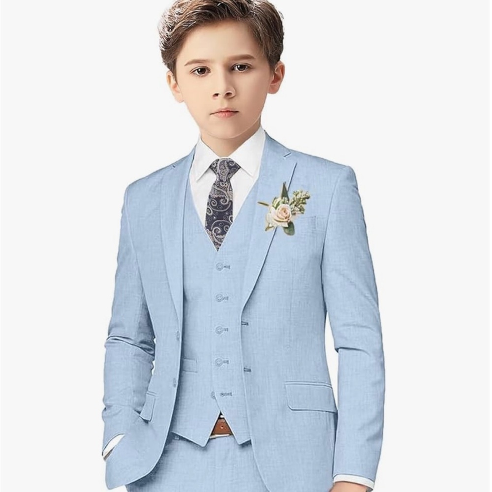 Amazon Kids Light Blue Suit Set